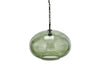 Otoro Recycled Glass Pendant - Green - Large Round