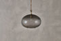 Otoro Recycled Glass Pendant - Smoke - Large Round