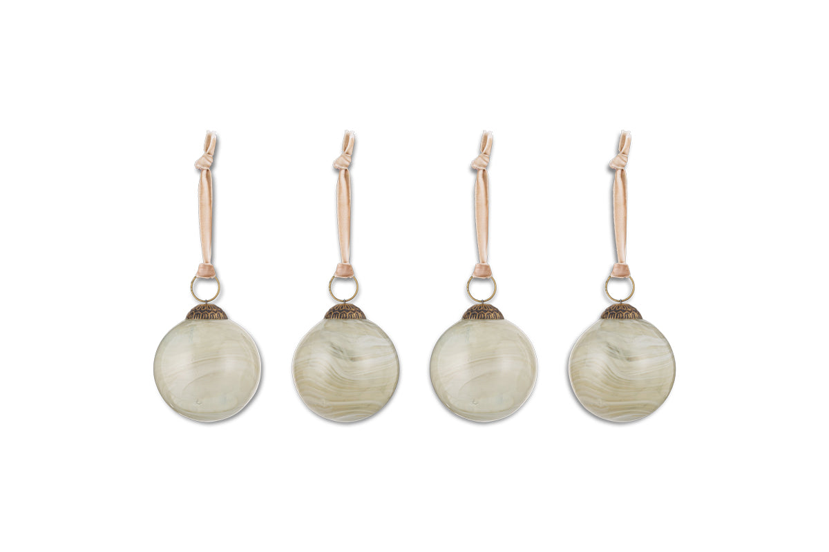 Oja Baubles - Natural (Set of 4)-nkuku