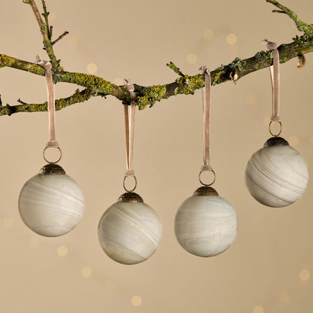 Oja Baubles - Natural (Set of 4)-nkuku