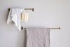 Olani Bathroom Hanging Rail - Antique Brass-nkuku