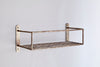 Olani Bathroom Shelf - Antique Brass-nkuku