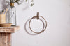 Olani Towel Ring - Antique Brass-nkuku