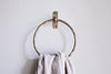 Olani Towel Ring - Antique Brass-nkuku