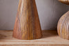 Omari Mango Wood Candlestick - Natural-nkuku