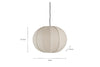 Orisa Linen Lampshade - Off White-nkuku