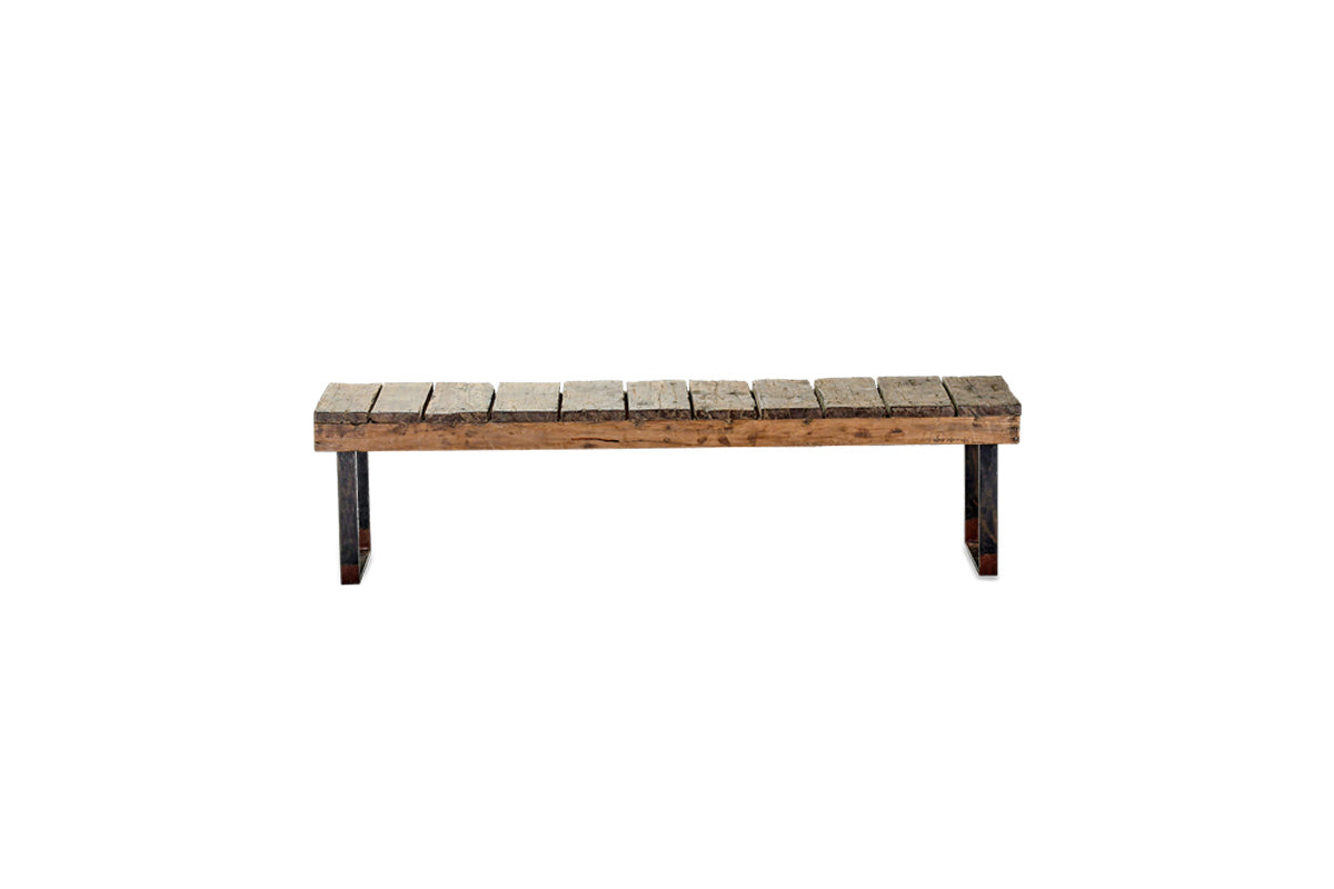 Oso Wooden Bench - Small-nkuku