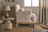 Otas Teddy Cotton Armchair - Off White- nkuku