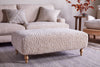 Otas Teddy Ottoman - Off White-nkuku