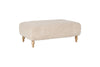 Otas Teddy Ottoman - Off White-nkuku