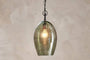 Otoro Recycled Glass Pendant - Green - Large Oval-nkuku