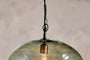 Otoro Recycled Glass Pendant - Green - Large Round-nkuku