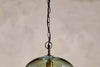 Otoro Recycled Glass Pendant - Green - Small Round-nkuku