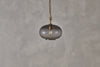 Otoro Recycled Glass Pendant - Smoke - Small Round-nkuku