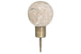 Paladi Marble & Iron Round Hook - Grey