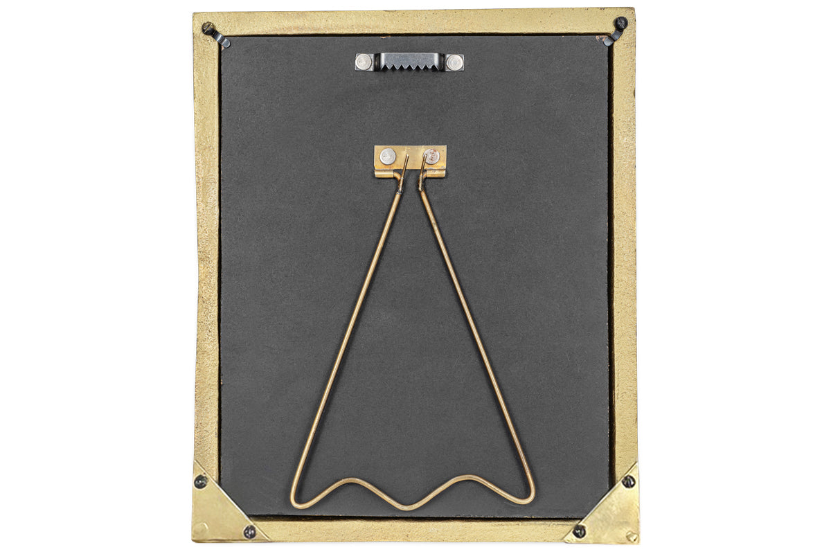 Pambani Photo Frame - Antique Brass