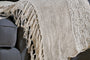 Puli Recycled Linen Throw - Natural