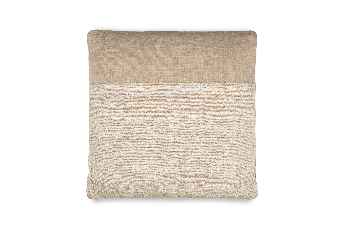 Puli Recycled Linen Cushion Cover - Natural