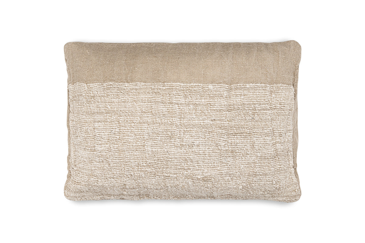 Puli Recycled Linen Cushion Cover - Natural