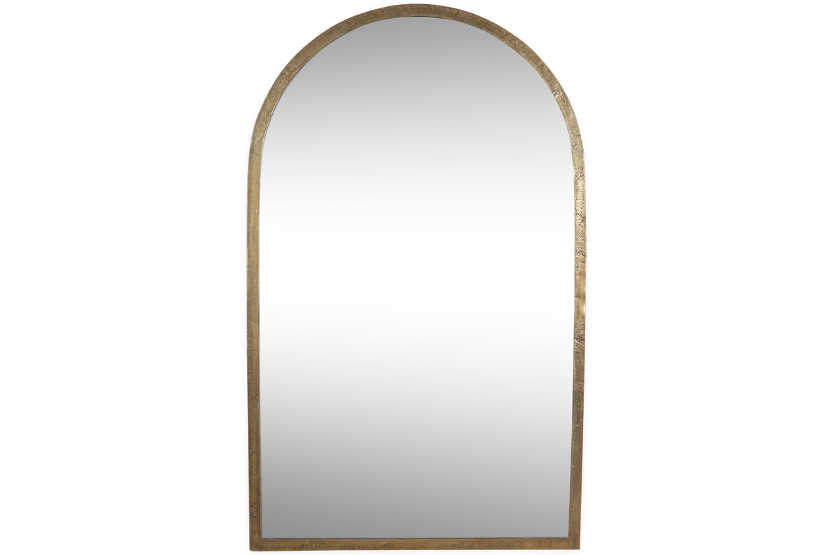 Murwara Full Length Arched Mirror - Antique Brass