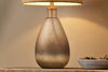 Palla Recycled Glass Table Lamp - Rustic Smoke-nkuku