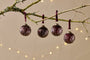 Patta Baubles - Burgundy - (Set of 4)-nkuku