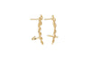 Pritee Ear Climbers - Gold-nkuku