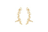 Pritee Ear Climbers - Gold-nkuku