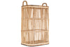 Rammi Rattan Tall Laundry Basket - Natural