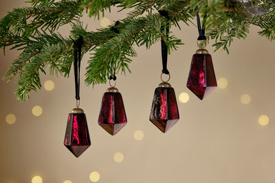 Ratnam Baubles - Ruby Large (Set of 4)