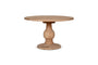 Laya Round Carved Mango Wood Table - Small