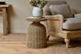 Rampura Rattan Side Table - Natural- nkuku