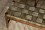 Raunak Acacia Woven Bench - Washed Walnut - Large-nkuku