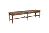 Raunak Acacia Woven Bench - Washed Walnut - Large-nkuku