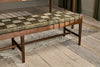 Raunak Acacia Woven Bench - Washed Walnut - Small-nkuku