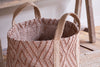 Renu Jute Basket - Rust & Natural-nkuku