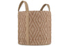 Renu Jute Basket - Rust & Natural-nkuku