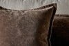 Renwal Velvet & Linen Cushion Cover - Brown-nkuku