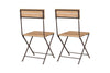 Rishikesh Reclaimed Wood & Iron Folding Chairs - (Set of 2)-nkuku