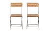 Rishikesh Reclaimed Wood & Iron Folding Chairs - (Set of 2)-nkuku