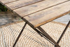 Rishikesh Reclaimed Wood & Iron Folding Table-nkuku