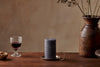 Rustic Soy Blend Pillar Candle - Charcoal - Small-nkuku