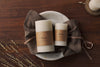 Rustic Soy Blend Pillar Candle - White - Small-nkuku