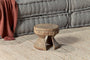 Salman Wooden Decorative Stool - Natural