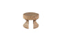 Salman Wooden Decorative Stool - Natural