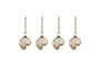 Sachin Shell Baubles - Rustic Gold - (Set of 4)