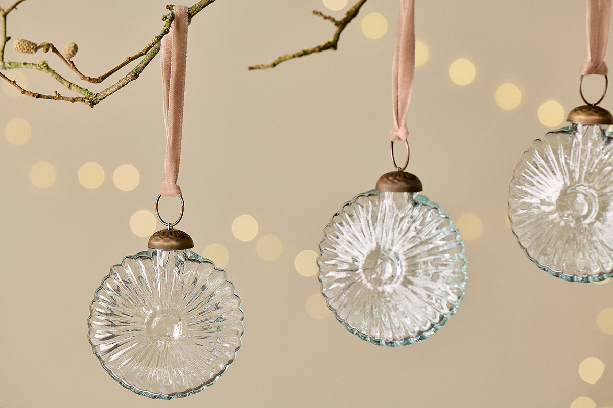 Sundara Baubles - Clear - (Set of 4)