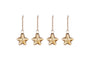 Sardi Star Baubles - Gold (Set of 4)