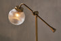 Sengol Recycled Glass Desk Lamp - Antique Brass