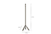 Sahhil Metal Tripod Floor Lamp - Antique Bronze